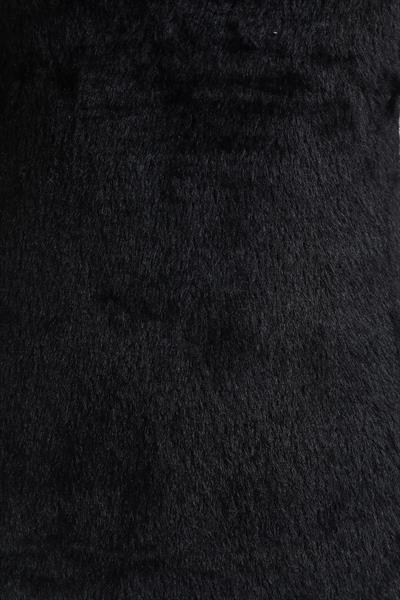 Kürklü Elbise - SİYAH