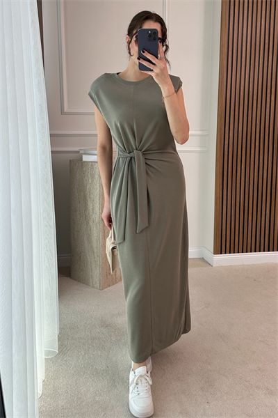 Modal Elbise - HAKİ