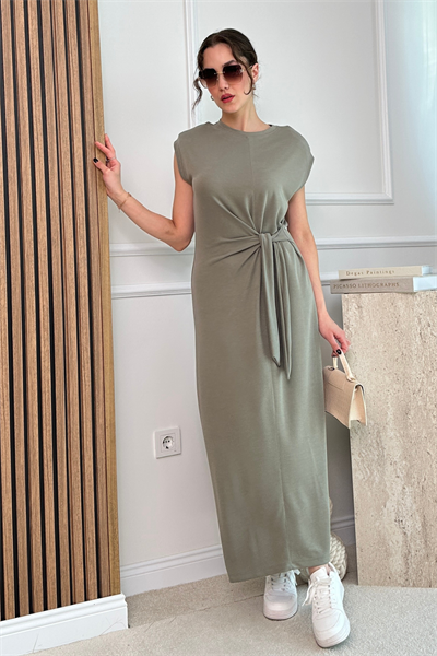 Modal Elbise - HAKİ