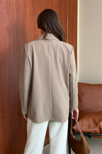 Oversize Ceket - CAMEL
