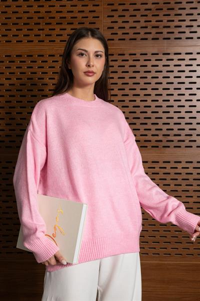Oversize Kazak - PEMBE