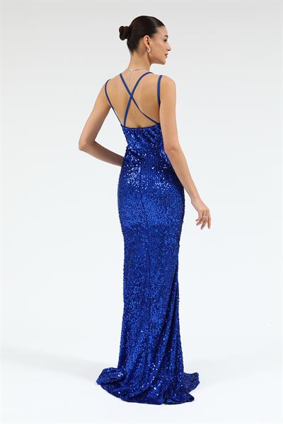 Payetli Balık Abiye - SAKS