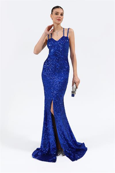 Payetli Balık Abiye - SAKS