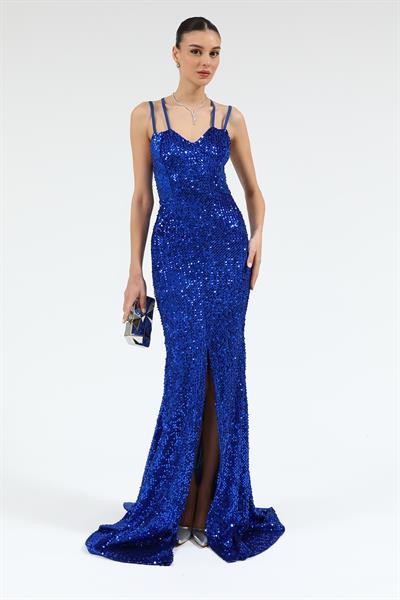 Payetli Balık Abiye - SAKS