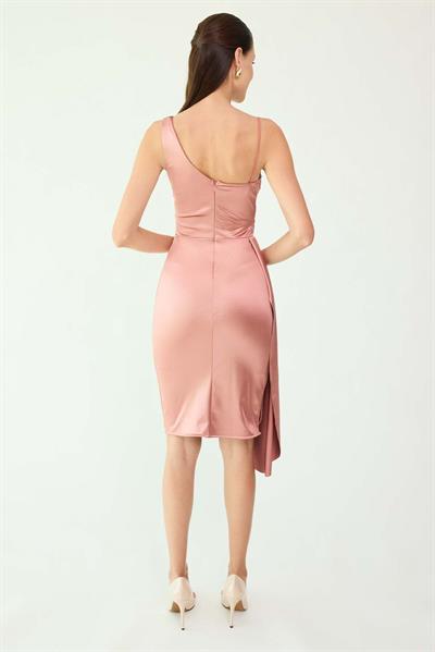 Saten Mini Abiye - PUDRA