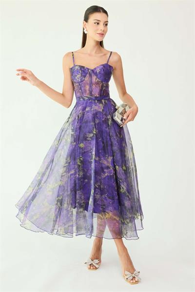 Tasarım Midi Abiye - MOR