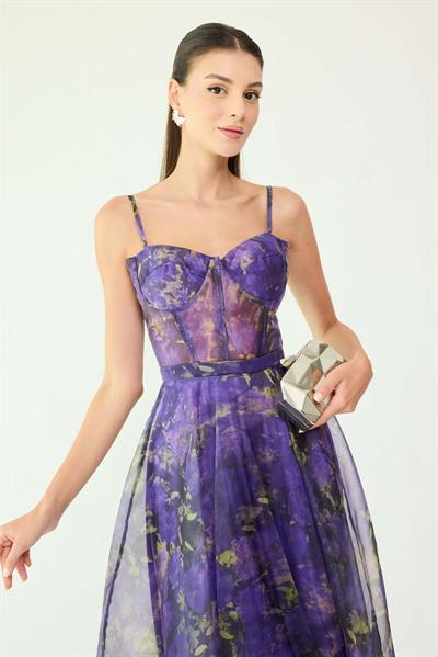 Tasarım Midi Abiye - MOR