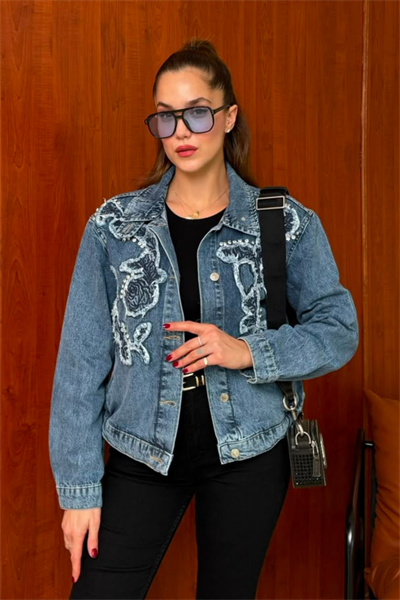 Twst Denim Ceket - MAVİ