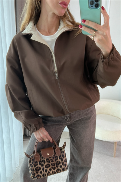 ZR Bomber Ceket - KAHVERENGİ