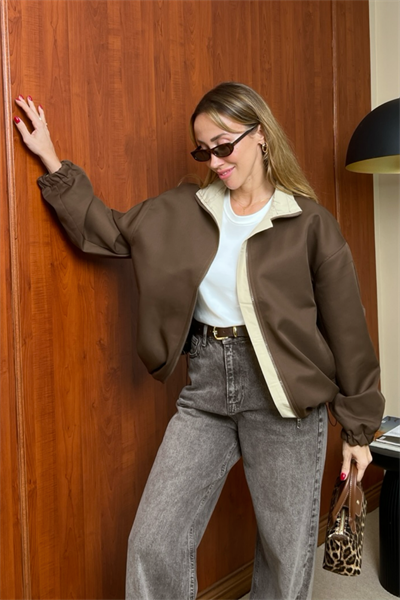 ZR Bomber Ceket - KAHVERENGİ