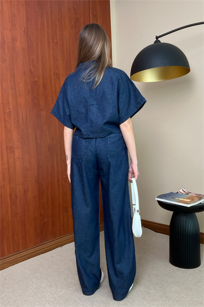 ZR Denim Takım - LACİVERT