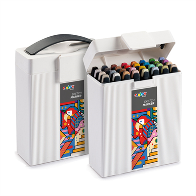 CARİOCA PLUS SKETCH MARKER ÇİFT TARAFLI ÇİZİM KALEMİ 32 RENK