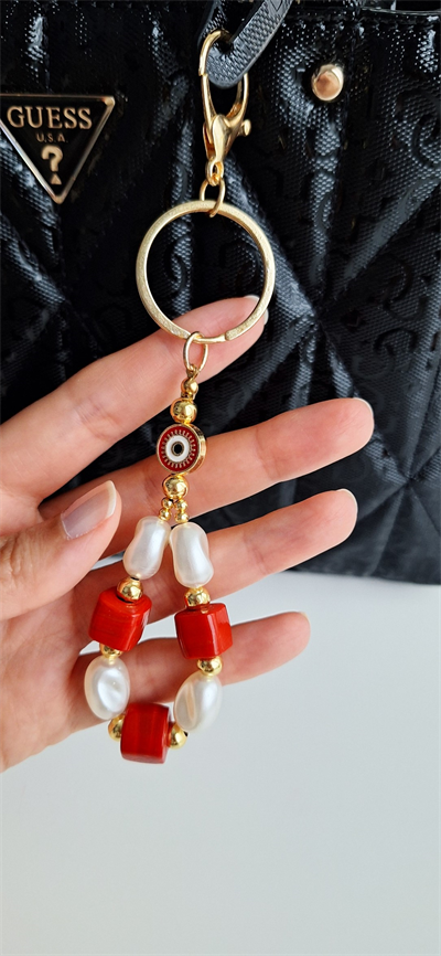 Hediyelik Çanta Süsü - Çanta Charmı - Anahtarlık - 12 cm 