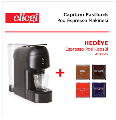 Ellegi x Capitani Fastback Pod Espresso Makinesi