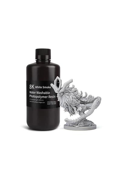 ELEGOO 8K Suda Yıkanabilir Reçine White Smoke 1kg