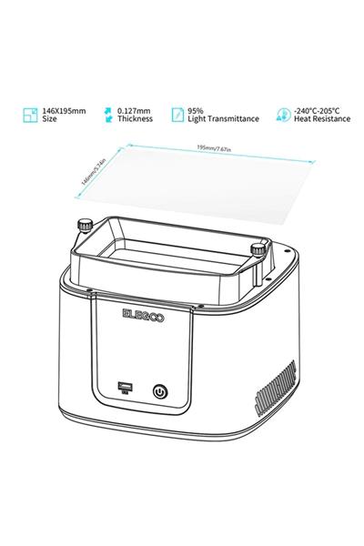 ELEGOO PFA Film  2.0 5 Adet - Mars 3 /3Pro