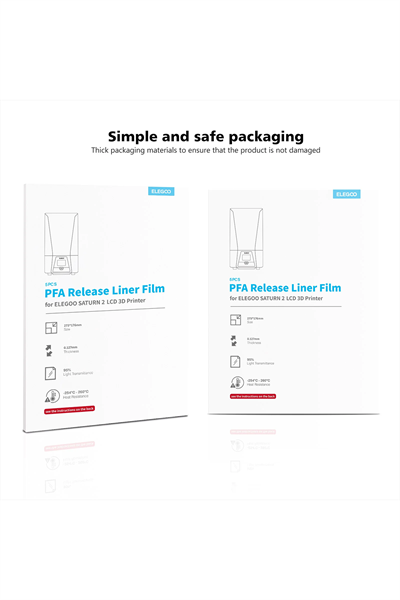 ELEGOO PFA Film 5 Adet - Saturn 2/3