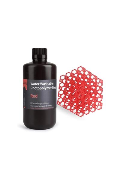 ELEGOO Suda Yıkanabilir Reçine Kırmızı - 1 Kg