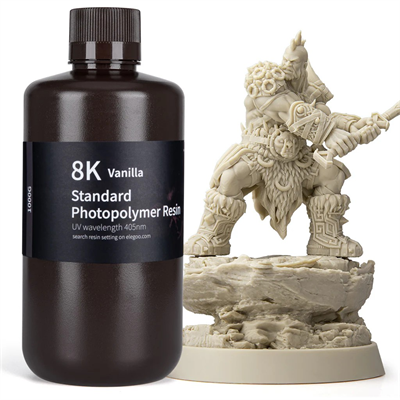 ELEGOO 8K Standart Fotopolimer Reçine Vanilla - 1Kg