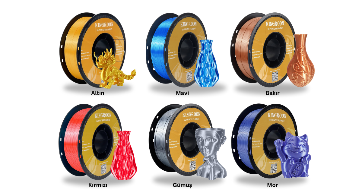 Kingroon PLA İpek Filament
