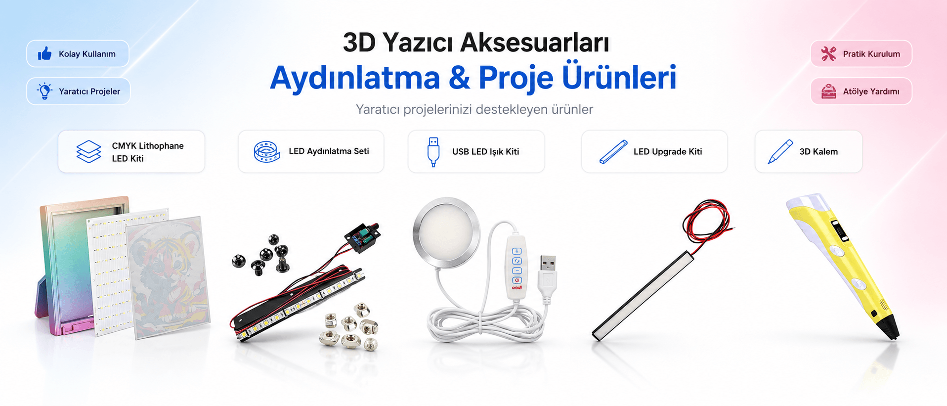 Aydınlatma ve Led ürünleri