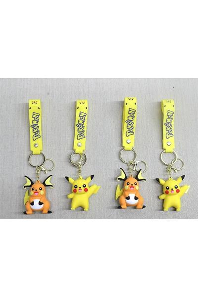 Pikachu Silikon Anahtarlık | Karakter Figürü Alk4252 | Lisinya