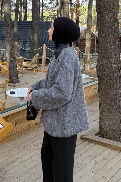 Deri Yaka Mont Antrasit