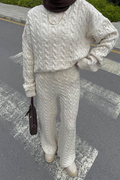 Örgülü Şardonlu Takım Taş