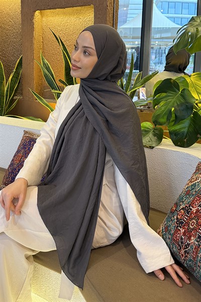 Comfort Pamuk Şal Antrasit