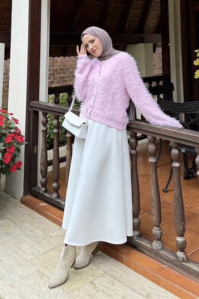 Sakallı Hırka Pembe