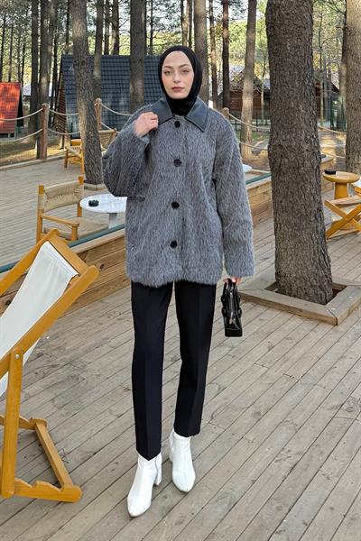 Deri Yaka Mont Antrasit