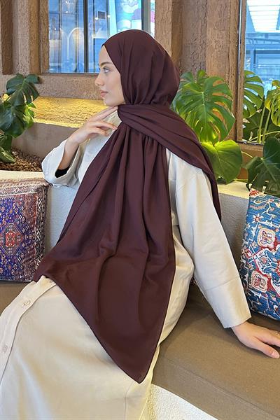 Comfort Pamuk Şal Acı Mor Koyu Bordo