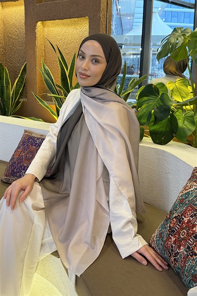 Degrade Desen Soft Şal Taş Yeşil