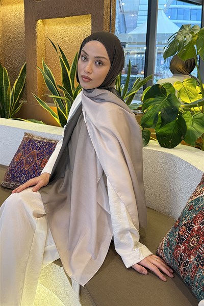 Degrade Desen Soft Şal Taş Yeşil