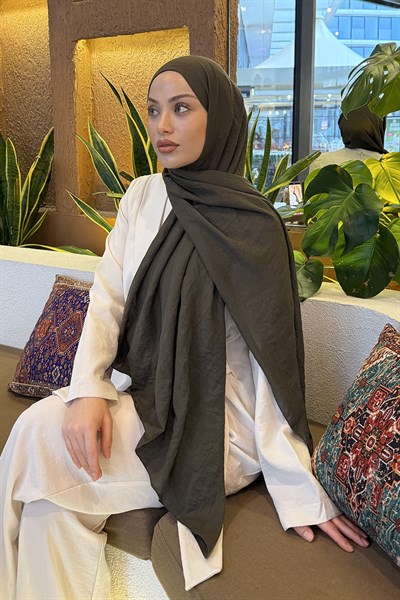 Comfort Pamuk Şal Koyu Yeşil