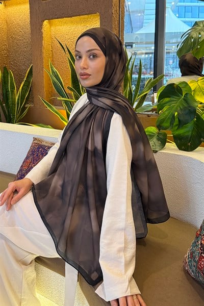 Batik Desen Soft Şal Soft Yeşil