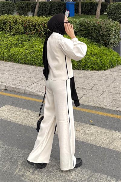 Biyeli Yelekli Takım Taş