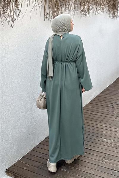 İki İplik Elbise Yeşil