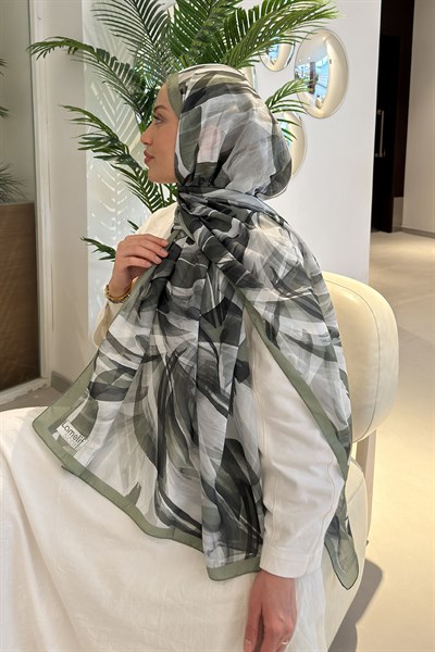 Brush Desen Soft Şal Ada Çayı