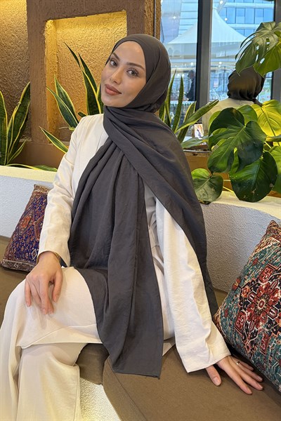 Comfort Pamuk Şal Antrasit