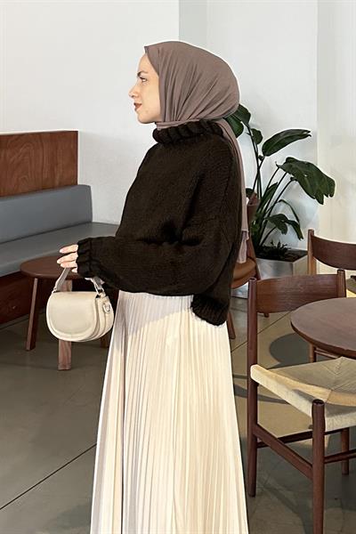 Crop Kazak Acı Kahverengi