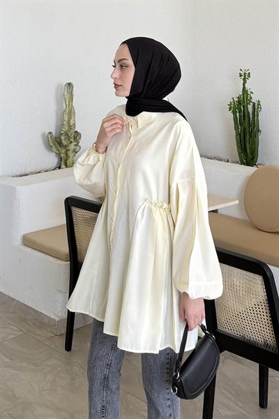 Lopez Balon Kol Tunik Sarı