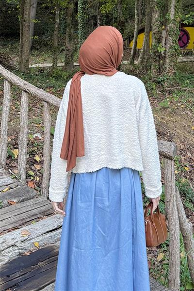 Çizgili BalIkçı Kazak Natural