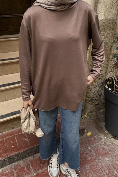 Basic Sweat Kahverengi