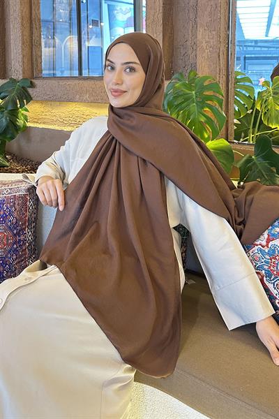 Comfort Pamuk Şal Çikolata Kahve