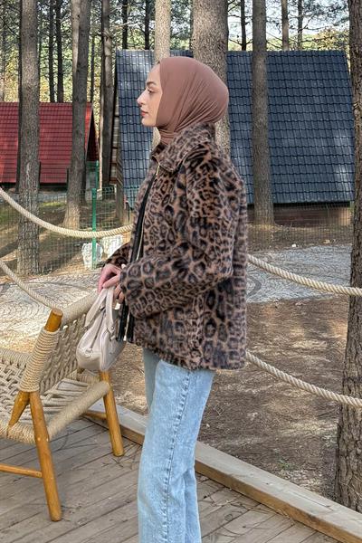 Leopar Desen Mont Camel