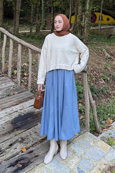 Çizgili BalIkçı Kazak Natural