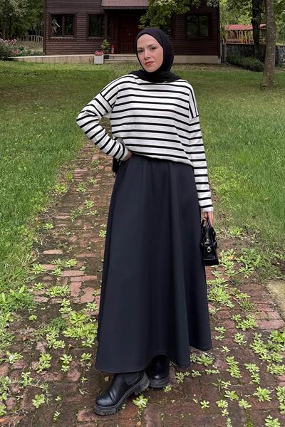 Çizgili BalIkçı Kazak Natural