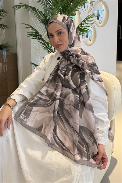 Brush Desen Soft Şal Toprak