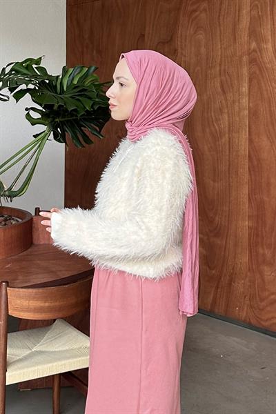 Sakallı Hırka Ekru